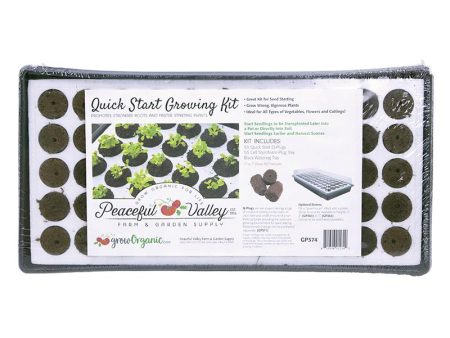 Peaceful Valley Quick Start Growing Kit w Q-Plugs 55 Cell Cheap