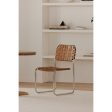 Moma - Stainless Steel Dining Chair (Set of 2) - Brown on Sale