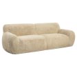 Abide - Rounded Sheepskin Sofa - Beige Discount