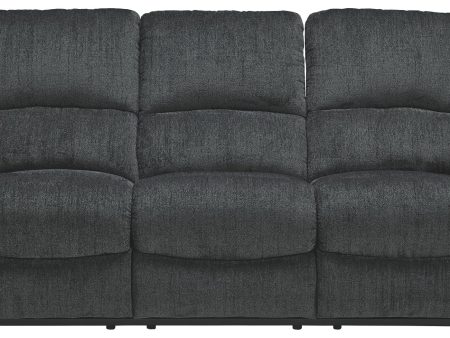 Draycoll - Slate - Reclining Sofa - Fabric Hot on Sale