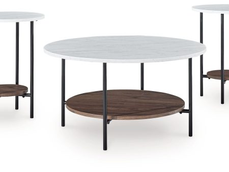 Wrenwich - Brown   Black   White - Occasional Table Set (Set of 3) Supply