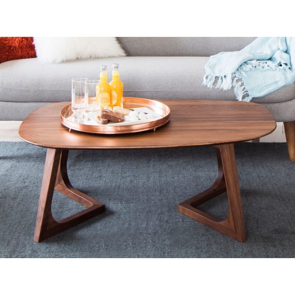 Godenza - Coffee Table Small - Natural Walnut Online now