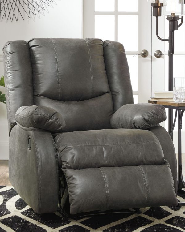 Bladewood - Slate - Zero Wall Recliner - Faux Leather Online now