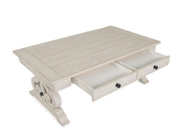 Bronwyn - Rectangular Cocktail Table - Alabaster For Sale