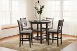 Langwest - Brown - Dining Room Counter Table Set (Set of 5) on Sale