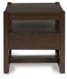 Breckington - Dark Brown - Square End Table Sale