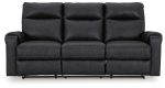 Axtellton - Carbon - Power Reclining Sofa - Faux Leather Online Sale