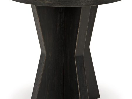 Galliden - Black - Round End Table Online