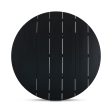 Delta - Round Outdoor Dining Table - Black Supply