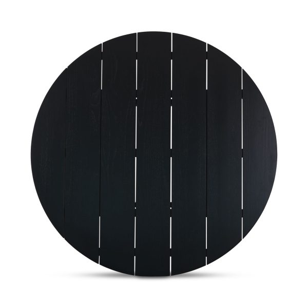 Delta - Round Outdoor Dining Table - Black Supply