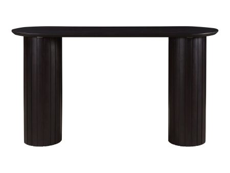 Povera - Console Table - Black - Acacia Wood For Cheap