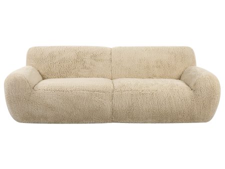 Abide - Rounded Sheepskin Sofa - Beige Discount