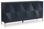 Loirwick - Dark Blue - Accent Cabinet For Sale