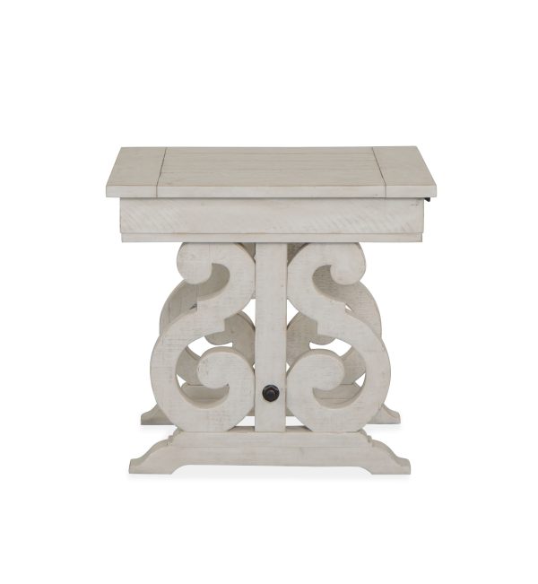 Bronwyn - Rectangular End Table - Alabaster Hot on Sale