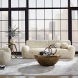 Abide - Rounded Sheepskin Sofa - Beige Discount