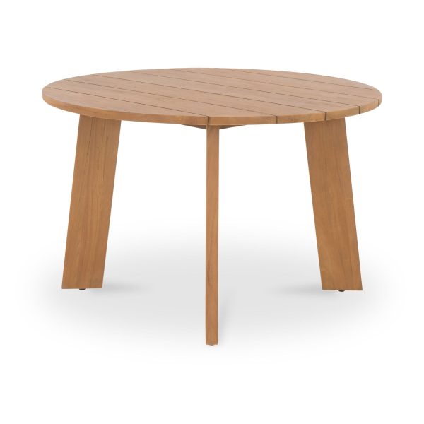 Delta - Round Outdoor Dining Table - Natural For Cheap