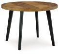 Blondon - Brown   Black - Dining Table and 4 Chairs (Set of 5) Discount