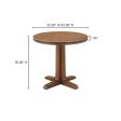 Charles - Cafe Table - Dark Brown Discount