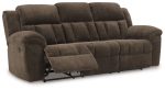 Frohn - Chocolate - Reclining Sofa - Fabric Online now