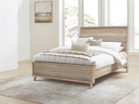 Hasbrick - Panel Bed With Framed Panel Footboard Sale