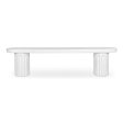 Eris - Outdoor Dining Bench - White on Sale