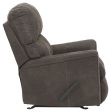 Navi - Smoke - Rocker Recliner - Faux Leather on Sale