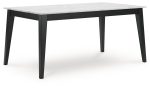 Jettaya - Black   White - Rectangular Dining Room Table Fashion