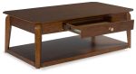 Trenmour - Medium Brown - Rectangular Cocktail Table For Discount