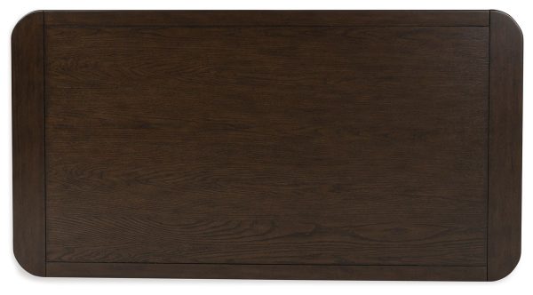 Breckington - Dark Brown - Rectangular Cocktail Table Online now