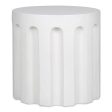 Eris - Outdoor Accent Table - White For Sale