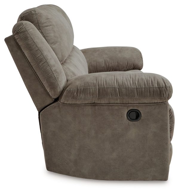 Laresview - Fossil - 2 Seat Reclining Sofa - Faux Leather Online