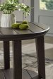 Celamar - Dark Brown - Round End Table Supply