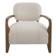 Telluride - Natural Shearling Accent Chair - Beige For Cheap