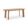 Delta - Oval Outdoor Dining Table - Natural on Sale