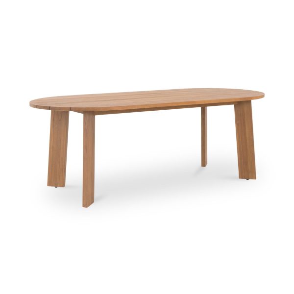 Delta - Oval Outdoor Dining Table - Natural on Sale