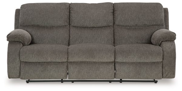 Scranto - Brindle - Reclining Sofa - Fabric Online