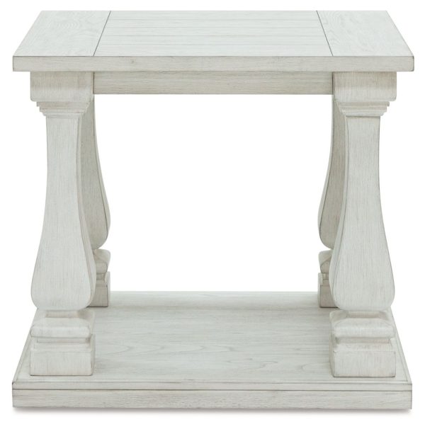 Arlendyne - Antique White - Rectangular End Table For Sale