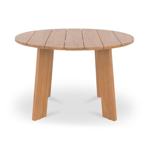 Delta - Round Outdoor Dining Table - Natural For Cheap