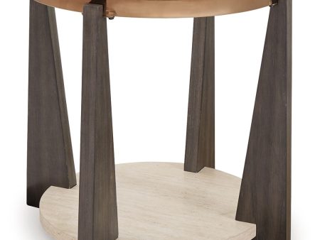 Frazwa - Multi - Round End Table Hot on Sale