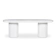 Eris - Outdoor Dining Table - White Online