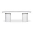 Eris - Outdoor Dining Table - White Online