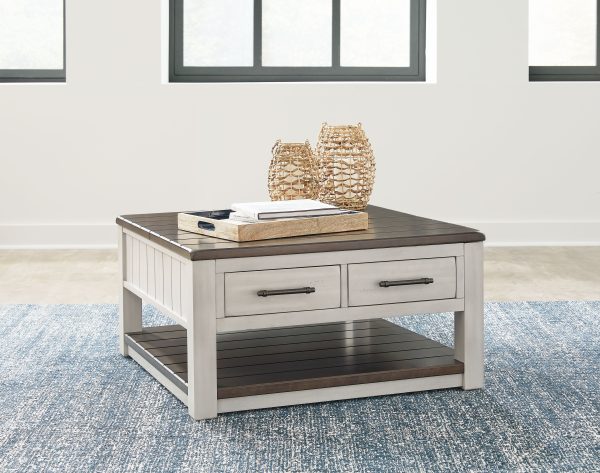 Darborn - Gray   Brown - Lift Top Cocktail Table on Sale