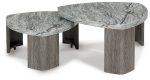 Surmour - Gray   Brown - Stacked Cocktail Table Hot on Sale