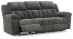 Frohn - Graphite - Reclining Sofa - Fabric For Cheap