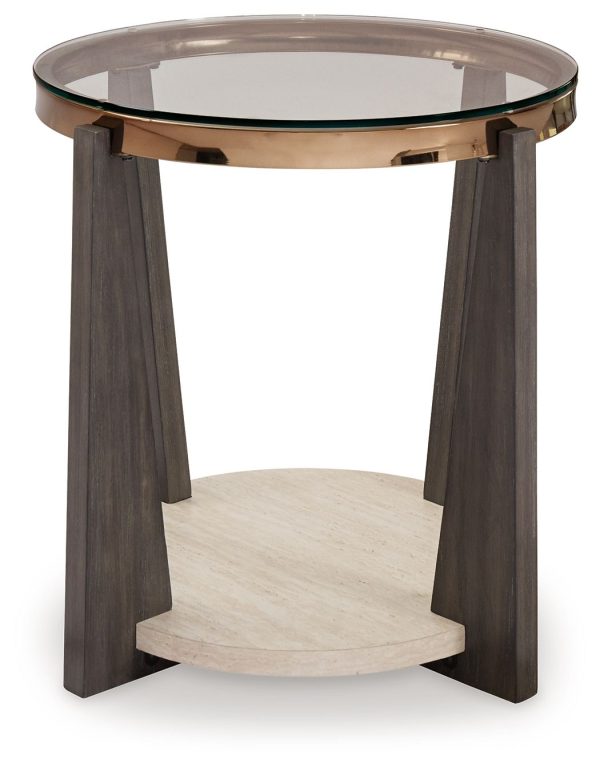 Frazwa - Multi - Round End Table Hot on Sale