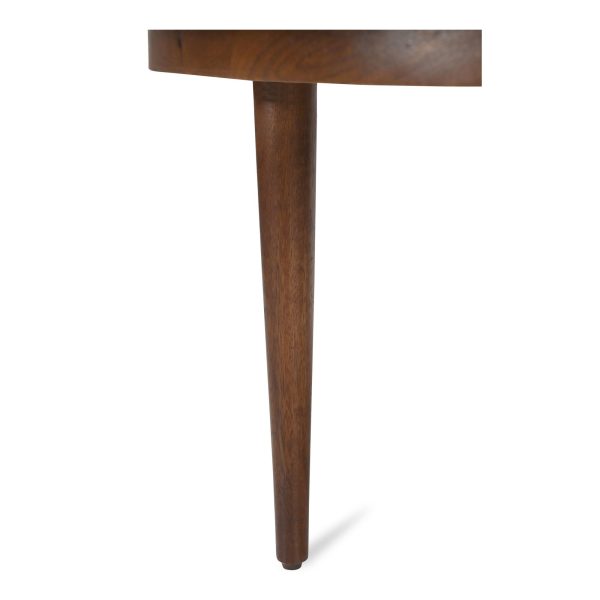 Lark - Coffee Table - White   Mango Brown Hot on Sale