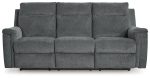 Barnsana - Gravel - Power Reclining Sofa - Fabric Hot on Sale