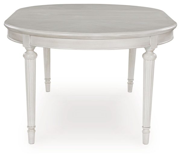 Montelaine - Antique White - Oval Dining Room Extension Table Hot on Sale