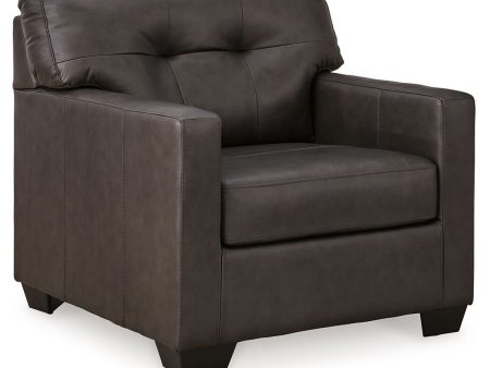 Belziani - Storm - Chair And A Half - Leather Match Discount