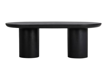 Rocca - Dining Table - Black - Cement For Cheap